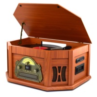 2019 Offre Spéciale Antique Gramophone Vintage Platine tourne-Disque Avec BT, CD, USB, SD, CASSETTE, RADIO