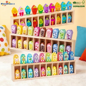 Jeu <span class=keywords><strong>de</strong></span> mémoire éducatif Montessori pour enfants, en bois, avec motifs d'animaux, 3 styles <span class=keywords><strong>de</strong></span> jeu <span class=keywords><strong>de</strong></span> correspondance des couleurs - Product Image 1