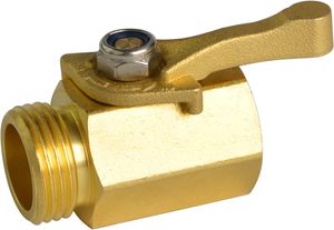 Válvula de jardín de latón con mango ergonómico 1/2 "FNPT X 3/4" <span class=keywords><strong>MNH</strong></span>, resistente y amplia compatibilidad - Product Image 3
