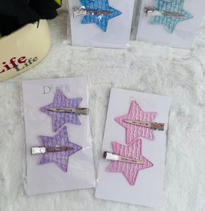 Barrettes à cheveux Y2K pastel en forme d'étoile, pinces à cheveux texturées multicolores, jolies épingles latérales pour filles, idéales pour le quotidien - Product Image 5