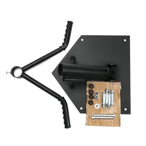 Support pivotant <span class=keywords><strong>à</strong></span> 360 degrés pour installation au sol avec plateforme en T, poignée de rangée et ancre pour corde de combat - Product Image 1