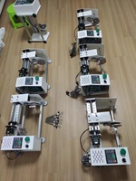 Machine à extensions capillaires, machine à enroulement automatique sans tête pliable avec commande HMI pour extensions capillaires en fil de cristal