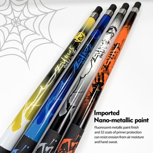 ไม้คิว POINOS XP Series Black Technology คาร์บอนไฟเบอร์ ด้ามไม้เมเปิ้ล หัวคิวขนาด 13 มม. ปลายคิวแบบเรนโบว์ ข้อต่อแบบ Bullet สำหรับเล่นบิลเลียด - Product Image 6