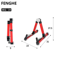 J-20 Factory Wholesale Easy to Fold Lightweight Display Rack Guitar Stand for Electric, Acoustic, Bass, Classical Guitars