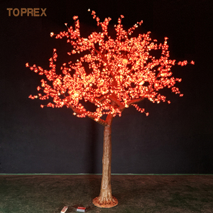 Toprexdecor Meilleure Lampe Décorative 3456, <span class=keywords><strong>Arbre</strong></span> de <span class=keywords><strong>Cerisier</strong></span> Artificiel Extérieur à <span class=keywords><strong>LED</strong></span> à Couleurs Changeantes, Lampe Fleur de Sakura - Product Image 4