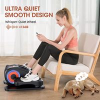 Mini Elliptique Portable Électrique Sous le Bureau avec Écran LED et 5 Niveaux de Vitesse pour la Réadaptation des Personnes Agées