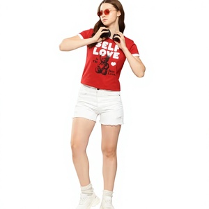 Custom Womens <b>Novelty</b> Printed T <b>Shirt</b> OEM ODM Manufacturer Supplier Factory Wholesale Bulk Custom Design Private Label Casual - Product Image 1