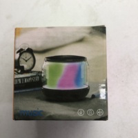 Subwoofer de Cine de escritorio con degradado, sonido perfecto, Mini altavoz inalámbrico USB BT, altavoces pequeños portátiles con luz colorida