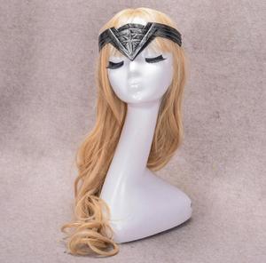 Diadema de Tiara Dorada de la <span class=keywords><strong>Mujer</strong></span> <span class=keywords><strong>Maravilla</strong></span>, Decoración para Fiesta de Halloween, Corona, Máscara de Película, Disfraz de Superhéroe, Cosplay, Banda Elástica para la Cabeza - Product Image 5