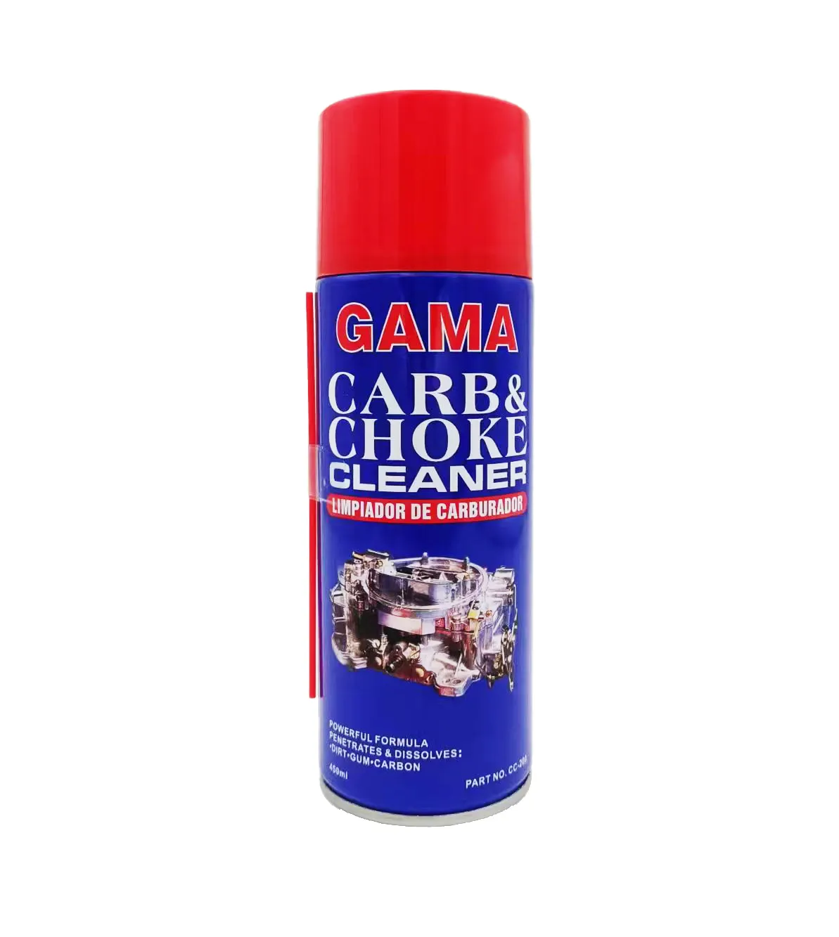 GAMA Carb & Choke Cleaner LIMPIADOR DE CARBURADOR 450mL/250ml