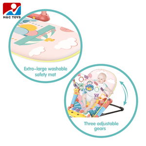 <span class=keywords><strong>2</strong></span> trong 1 có thể tháo rời Rocking Chair phòng tập thể dục cái nôi thoải mái chơi dã ngoại Mat ánh sáng nhựa bé gấp chơi Mat giáo dục - Product Image 5