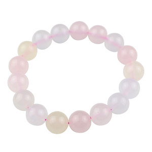 Quartzite Imitation Morganite <b>Bracelet</b> 8MM 10MM 12MM Round Beads Women's Jewelry Gift Crystal Chalcedony Fine <b>Beaded</b> <b>Bracelets</b> - Product Image 5