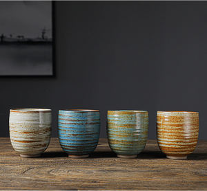 แก้วกาแฟเซรามิกสไตล์เรโทร แก้วชา แก้วเยอร์บา มาเต้ 200 มล. แก้วกาแฟอาหรับ แก้วชาจีนทำมือ แก้วชาคุนฟู - Product Image 3