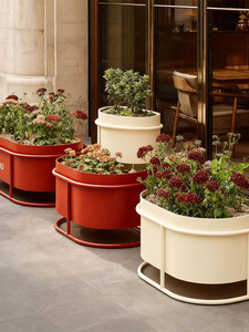 Aiuola rialzata moderna |   Fioriera Grande <span class=keywords><strong>in</strong></span> Ferro Antiruggine con Logo Personalizzabile per Patio e <span class=keywords><strong>Giardino</strong></span> Esterni - Product Image 3