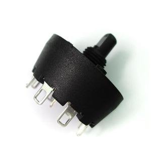 Black 6a 250v 4 Position Round Rotary Selector <b>Switch</b> for Fan Oven - Product Image 3