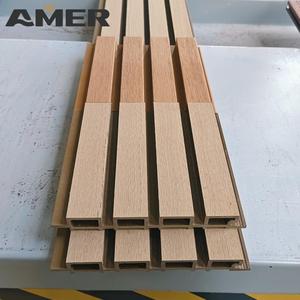 Paneles de Revestimiento Exterior Amer Wholesale, Panel de Pared Exterior de WPC Coextruido, Característica Impermeable para Compuestos de Exterior - Product Image 1