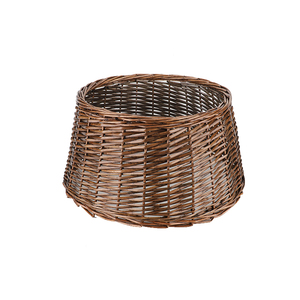Soporte <span class=keywords><strong>de</strong></span> mimbre plegable ecológico hecho a mano para árbol <span class=keywords><strong>de</strong></span> <span class=keywords><strong>Navidad</strong></span>, color marrón, con logotipo personalizado, para almacenamiento diario. - Product Image 1