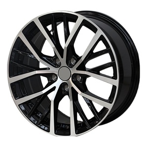 Vente en gros de jantes de voiture à rayons multiples Jantes noires 17 pouces 5x112 5x100 Jantes en alliage pour VW #11018 - Product Image 1