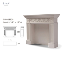 Pièce maîtresse élégante de cheminée de table de console pour le salon