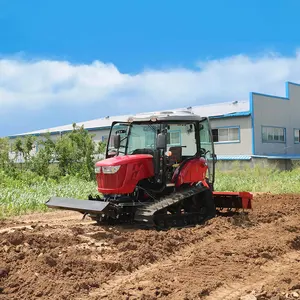 Yueshan Hoge Kwaliteit China Crawler Tractor 100hp 120hp Graafmachine Opvulling Ontwijken Roterende Grondbewerking Tractor Crawler