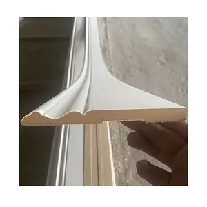 Chinese manufacturers baseboard MDF Skirting Profile Wall Protector baseboard