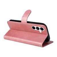 Étui portefeuille à rabat en cuir PU pour Samsung A35 A55 5G, avec emplacement pour cartes, pour hommes, femmes et filles