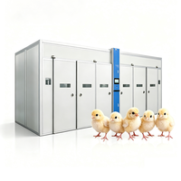Incubateur d'œufs de grande capacité 30240 œufs avec double circulation d'air, machine d'éclosion automatique pour poulets, pour couvoirs commerciaux