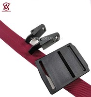 Boucle de fixation en gros de haute qualité avec verrou de ceinture en plastique, boucles de réglage de ceinture à pression en POM pour accessoires de sacs