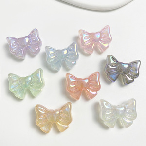 3D Stackable <b>Double</b>-<b>Layer</b> Bow DIY Handmade Bracelet Beads <b>Hair</b> <b>Clip</b> Earring Material Accessories - Product Image 3