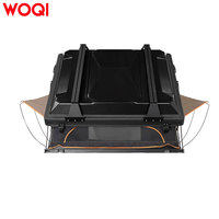 Tente de toit WOQI en aluminium à coque rigide, grande capacité, double couche, trois saisons, pour véhicules, protection contre la pluie, camping, pour plusieurs personnes