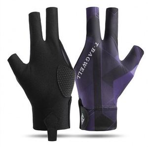 Guantes Profesionales de Billar y Snooker, Tres Dedos, Seda de Hielo, Transpirables, Antideslizantes, para Mano Izquierda - Product Image 4