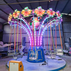 Giostra Portatile a 16 Posti per Bambini, Attrazione da Luna Park con Sedie Volanti in Vendita - Product Image 5