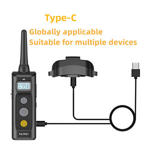 Модный новый перезаряжаемый ошейник для дрессировки маленькой собаки с дистанционным управлением, ошейник для коры с водонепроницаемым проводным шоком - Product Image 5