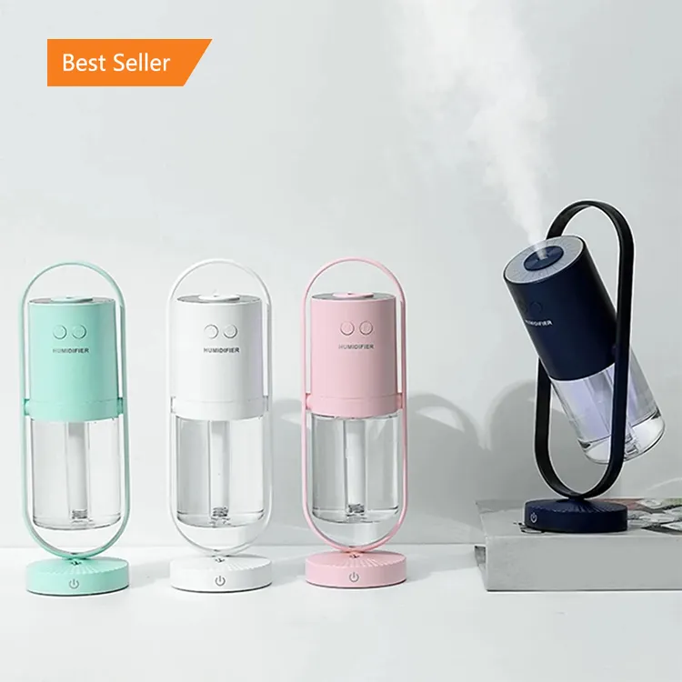 Hot Sale 200ml Magic Shadow USB Air Humidifier with LED Lights Ultrasonic Aroma Diffuser Mist Maker Mini Office Air Purifier