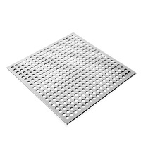 Malla Metálica Perforada de Aluminio, Acero y Latón, con Corte Láser, Patrón Artístico, Ranurada, Hexagonal, Triangular, de Forma Especial y Personalizada