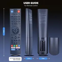Control Remoto V3 V5 V7 Pro con Retroiluminación, Control por Voz, Bluetooth y Función de Aprendizaje para VSeeBox V3 Pro TV STB