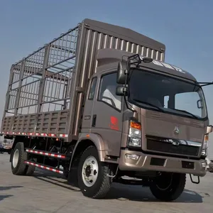 中国卡车霍曼轻型卡车4X2货车货车，带围栏