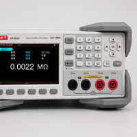 UNI-T UT3516+ Micro-ohmmètre de paillasse, testeur de faible résistance CC, quatre ports de test, affichage frontal, commandes par clavier, modèle de table