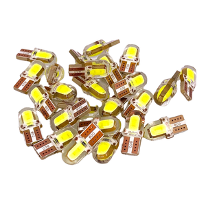 <span class=keywords><strong>Adebayor</strong></span> Personnalisation T10 LED 194 168 Cob 12V Silicone Étanche W5W Ampoules de voiture pour moto Lumière blanche naturelle 1 an - Product Image 1