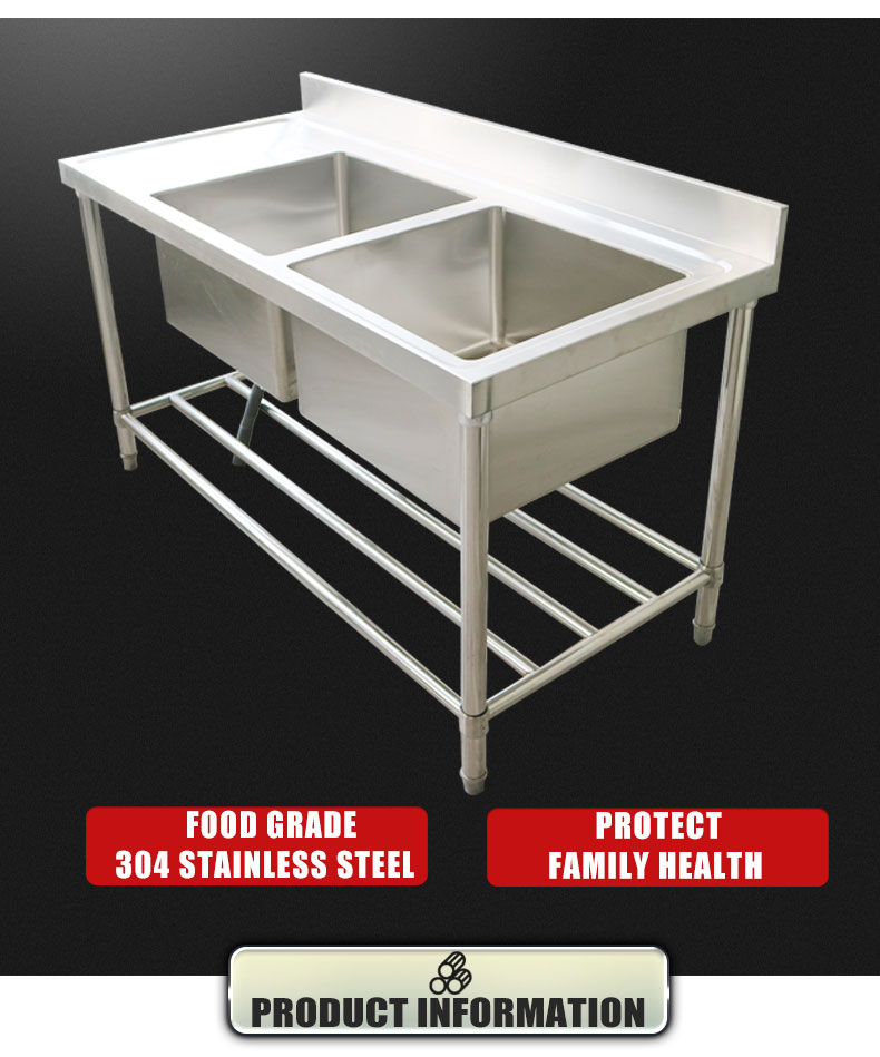 Sri Lanka Double Bowl Stainless Steel Laundry Large Deep Single Double Kitchen Sink Small Used