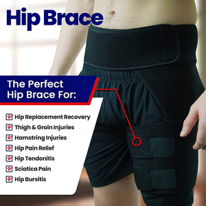 Nouvelle Ceinture de Compression pour la Cuisse Contre la Douleur du Nerf Sciatique, pour l'Arthrite des Articulations de la Hanche, Bande de Protection pour le Groin, Chauffe-jambes - Product Image 3
