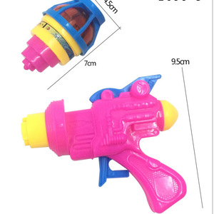 <b>Top</b> Flashing Spinning <b>Top</b> <b>Gun</b> Pink Yellow 19.5cm Electronic Light Up <b>Toy</b> For Kids Age 5 7 Years - Product Image 5
