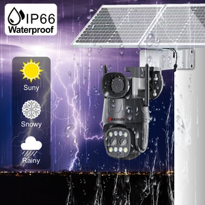 Nuevo Sistema de Energía Solar <span class=keywords><strong>Camhipro</strong></span>, Kits de Cámaras Solares Inteligentes con Wifi, Sistema de Energía Solar de 8MP para Uso Doméstico - Product Image 4
