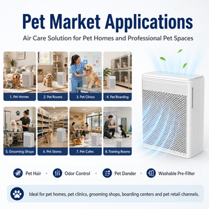 Purificador de aire eléctrico portátil para el hogar para filtro HEPA H13 de 750 pies cuadrados, prefiltro lavable de iones negativos para Humo de caspa de pelo de Mascota - Product Image 6