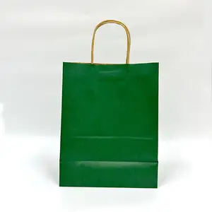 Toowin定制纸袋带标志牛皮纸袋带标志紫色圣诞环保纸袋供应商