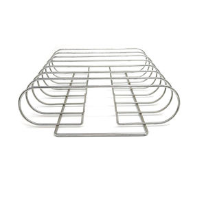 Support de côtes de barbecue en acier inoxydable pour le support de rôtissage de gril à gaz de gros oeufs verts peut contenir 7 nervures <span class=keywords><strong>accessoire</strong></span> de fumeur en métal - Product Image 1