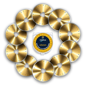 Cuchillas Rotatorias de 18mm, 28mm, 45mm y 60mm, Cuchillas Rotatorias Afiladas y Duraderas para Acolchado, Costura, Corte de Tela, Compatibles con Olfa, Fiskars - Product Image 2