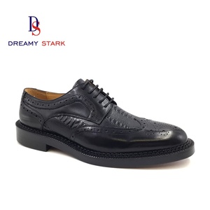 Italian Handmade High Quality Special Wide <b>Edge</b> Vintage Men Luxury Oxford Formal Wedding Shoes Comfort Autumn Light Custom Logo - Product Image 1