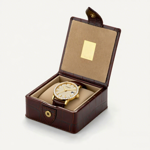 Personalized Pu Leather Packaging Watch Jewelry Storage <strong>Box</strong> Suede Snap Jewelry case <strong>Cufflinks</strong> Display <strong>Box</strong> Set for Watch Jewelry - Product Image 4