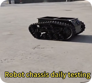 Châssis électrique à chenilles, châssis à chenilles en caoutchouc, châssis de robot à chenilles, châssis de véhicule à chenilles, châssis de bras robotique à 6 axes - Product Image 6